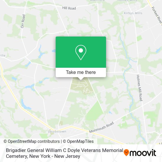 Brigadier General William C Doyle Veterans Memorial Cemetery map
