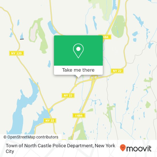 Town of North Castle Police Department map