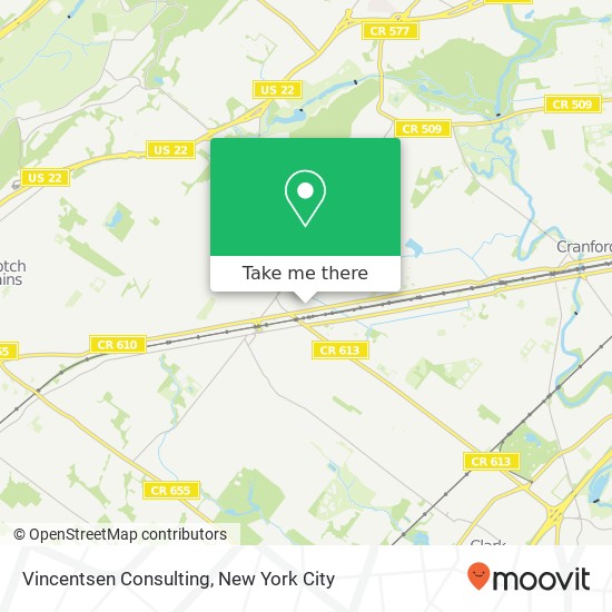 Mapa de Vincentsen Consulting