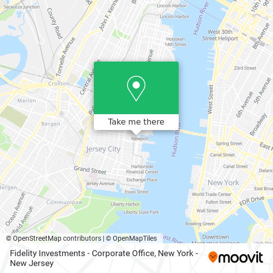 Mapa de Fidelity Investments - Corporate Office