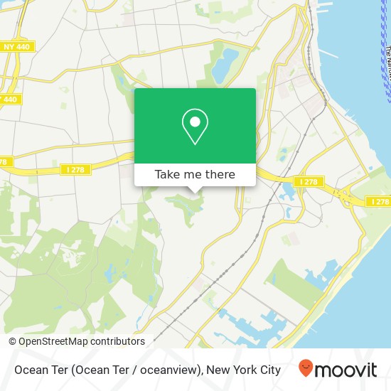 Ocean Ter (Ocean Ter / oceanview), Staten Island, NY 10301 map