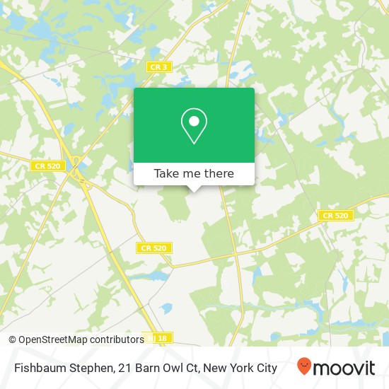 Mapa de Fishbaum Stephen, 21 Barn Owl Ct