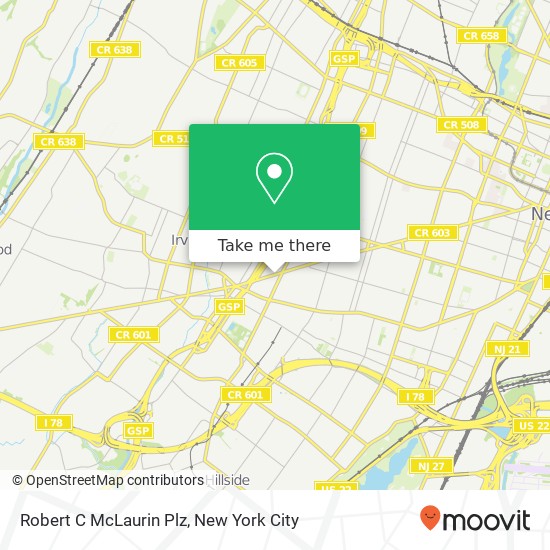 Robert C McLaurin Plz, Irvington, NJ 07111 map