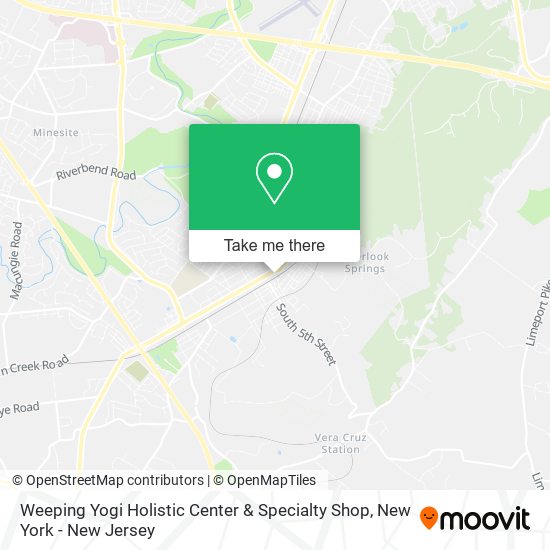 Weeping Yogi Holistic Center & Specialty Shop map