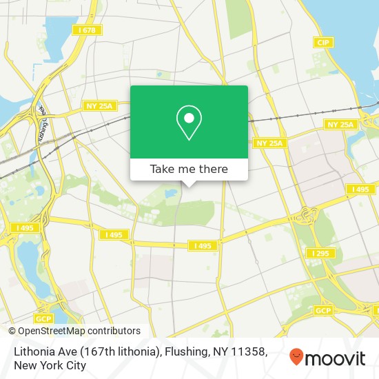 Lithonia Ave (167th lithonia), Flushing, NY 11358 map