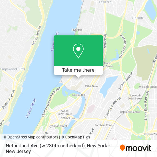 Mapa de Netherland Ave (w 230th netherland)