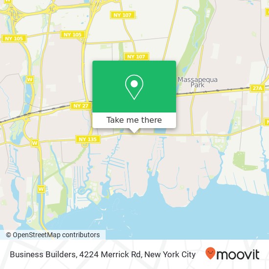 Mapa de Business Builders, 4224 Merrick Rd
