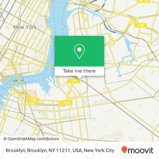 Brooklyn, Brooklyn, NY 11211, USA map