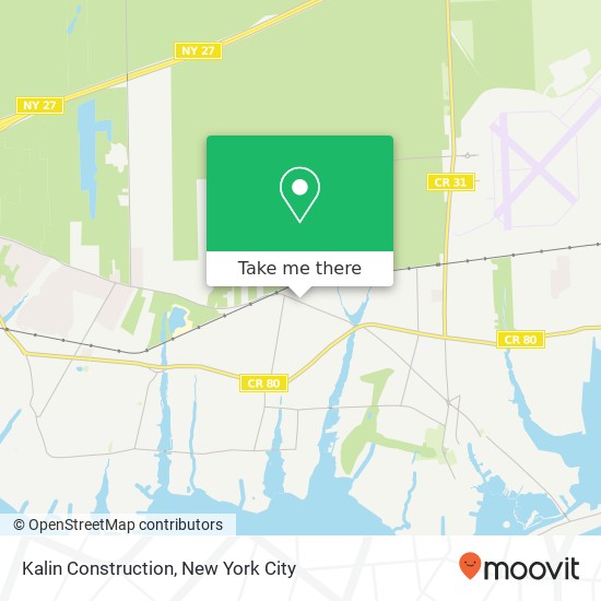 Kalin Construction map