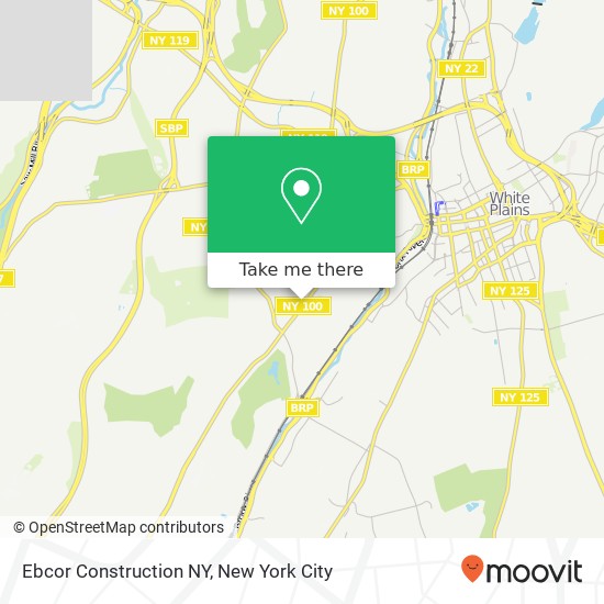 Ebcor Construction NY map