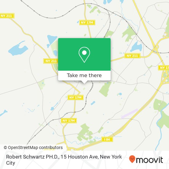 Robert Schwartz PH.D., 15 Houston Ave map
