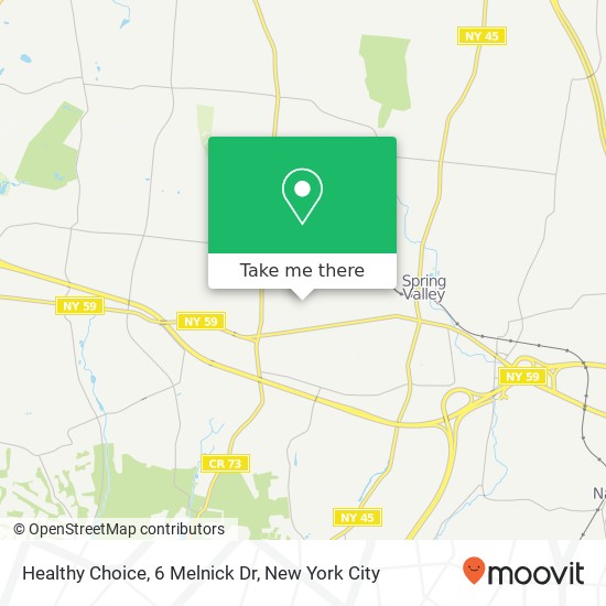 Mapa de Healthy Choice, 6 Melnick Dr