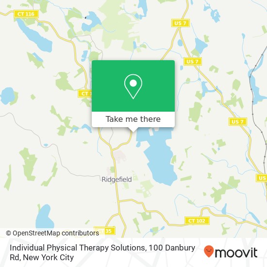 Mapa de Individual Physical Therapy Solutions, 100 Danbury Rd