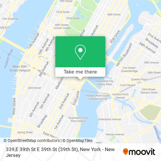 339,E 39th St E 39th St map