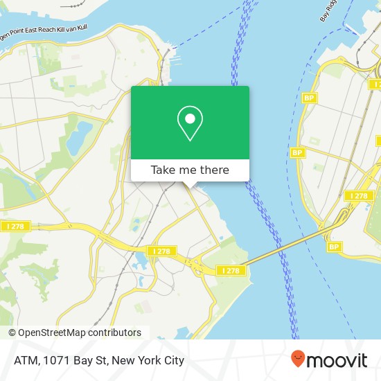 ATM, 1071 Bay St map