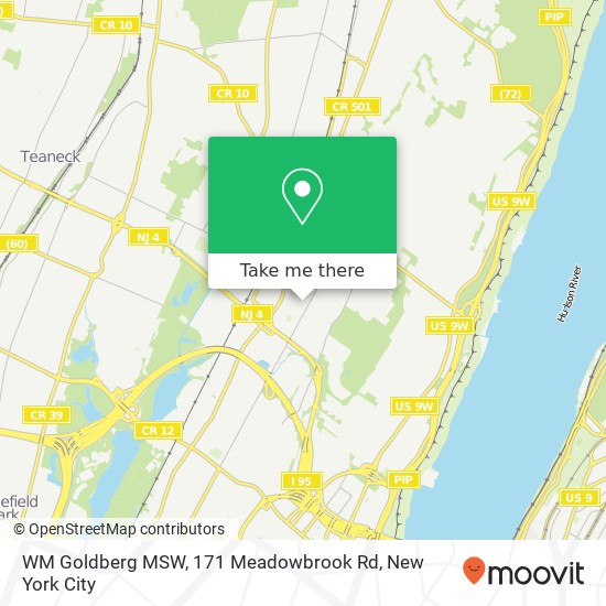 WM Goldberg MSW, 171 Meadowbrook Rd map
