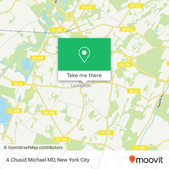 Mapa de A Chusid Michael MD, 53 E Mount Pleasant Ave