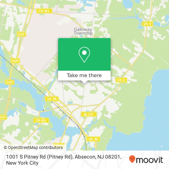 1001 S Pitney Rd (Pitney Rd), Absecon, NJ 08201 map