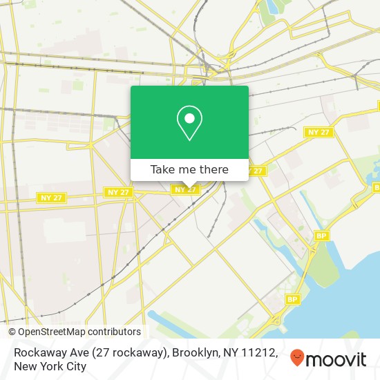 Rockaway Ave (27 rockaway), Brooklyn, NY 11212 map