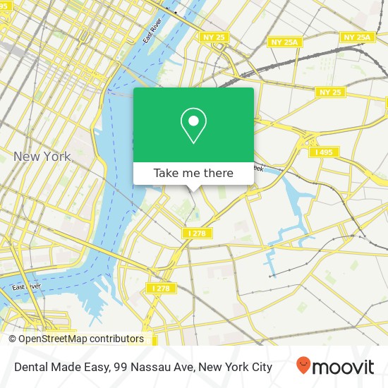 Mapa de Dental Made Easy, 99 Nassau Ave