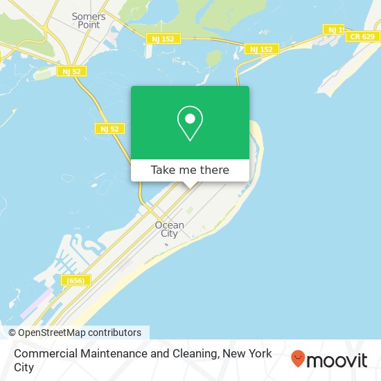 Commercial Maintenance and Cleaning, 345 West Ave map