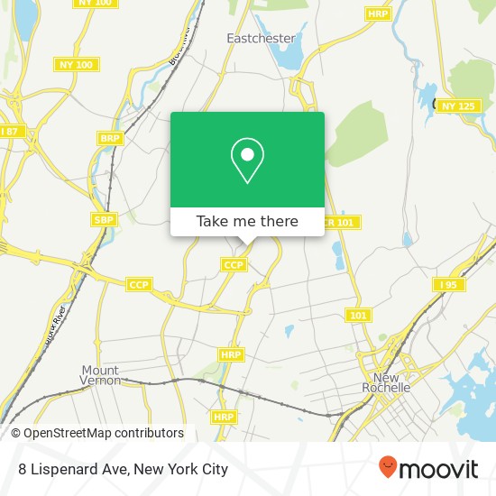 8 Lispenard Ave, Bronxville, NY 10708 map