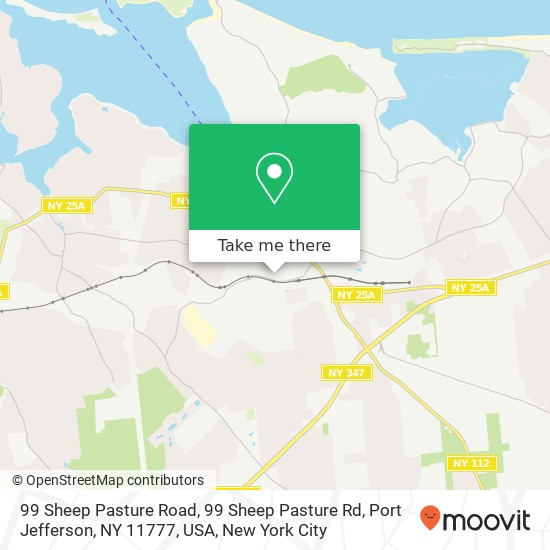 99 Sheep Pasture Road, 99 Sheep Pasture Rd, Port Jefferson, NY 11777, USA map