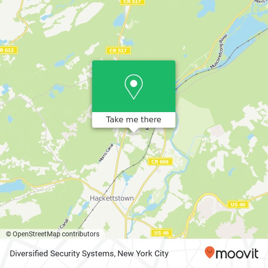 Mapa de Diversified Security Systems