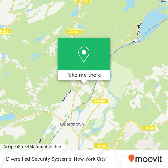 Diversified Security Systems map