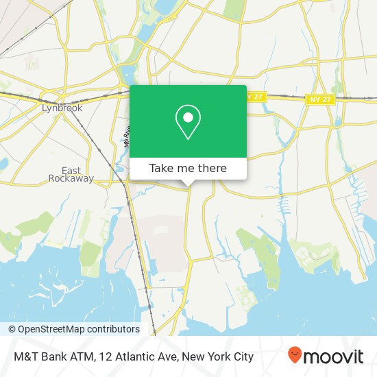 M&T Bank ATM, 12 Atlantic Ave map