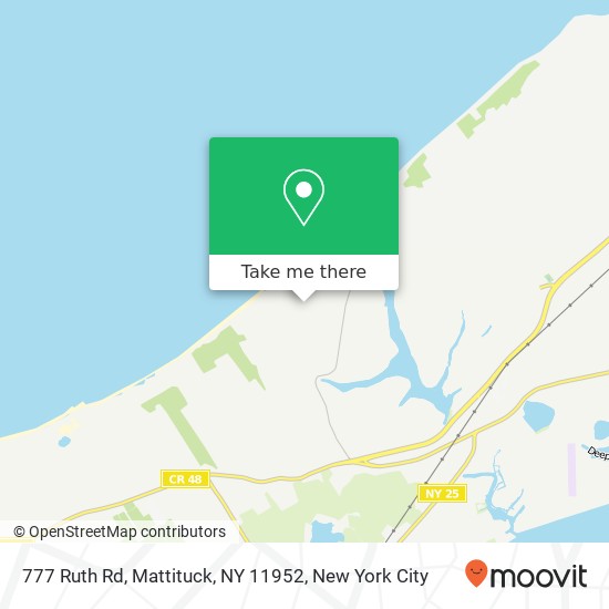 Mapa de 777 Ruth Rd, Mattituck, NY 11952