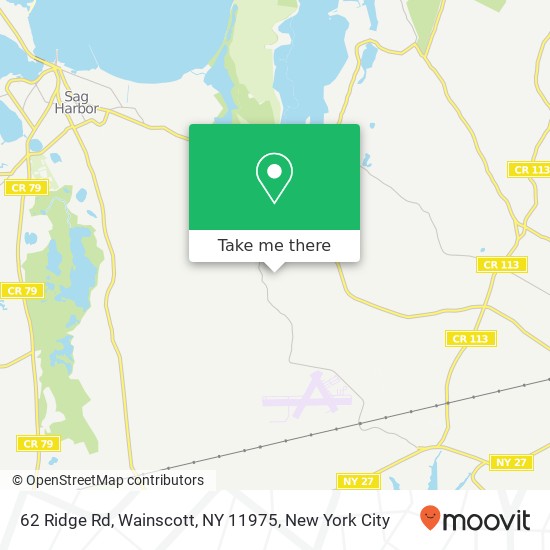 62 Ridge Rd, Wainscott, NY 11975 map