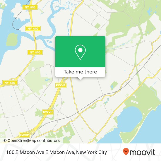 Mapa de 160,E Macon Ave E Macon Ave, Staten Island, NY 10308