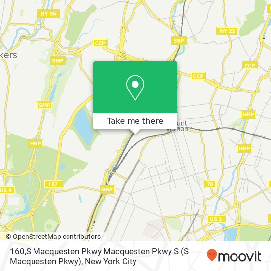 160,S Macquesten Pkwy Macquesten Pkwy S (S Macquesten Pkwy), Mt Vernon, NY 10550 map