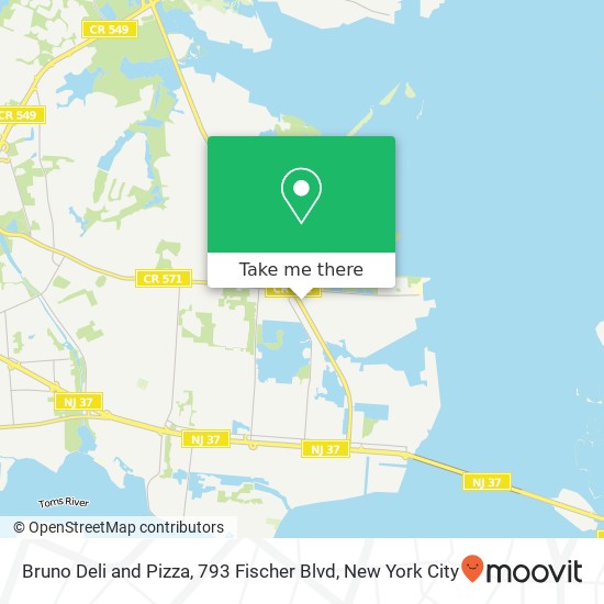 Bruno Deli and Pizza, 793 Fischer Blvd map