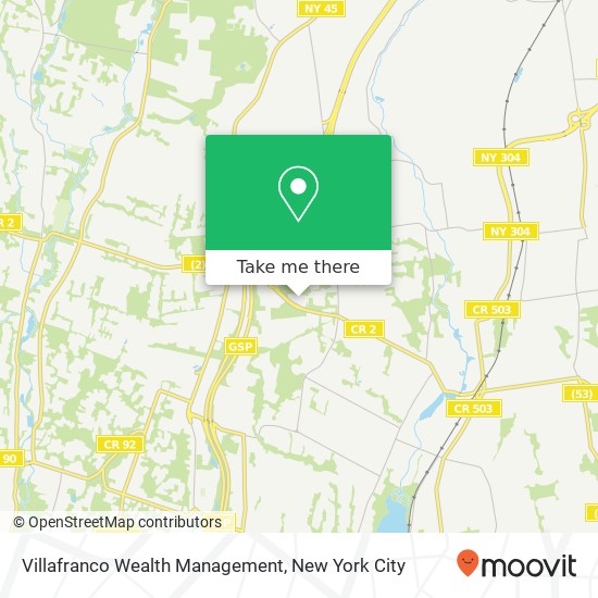 Mapa de Villafranco Wealth Management, 100 Paragon Dr