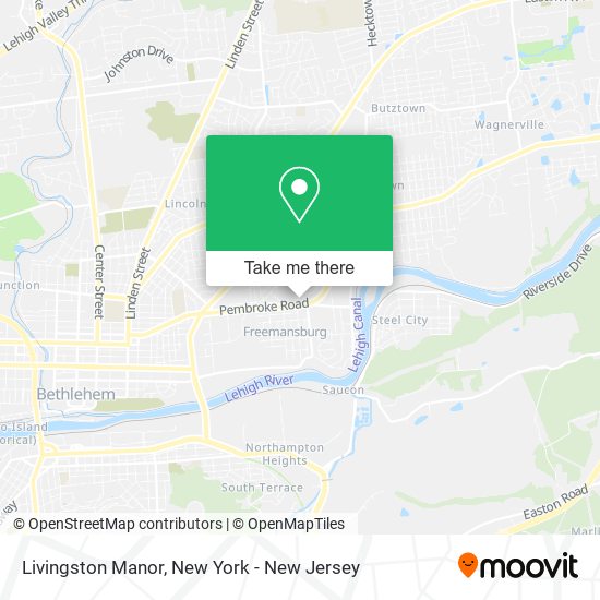 Mapa de Livingston Manor