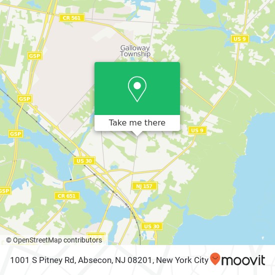 1001 S Pitney Rd, Absecon, NJ 08201 map