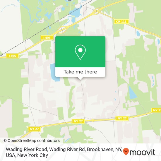 Wading River Road, Wading River Rd, Brookhaven, NY, USA map