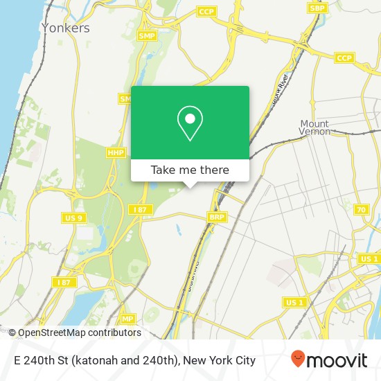 E 240th St (katonah and 240th), Bronx, NY 10470 map