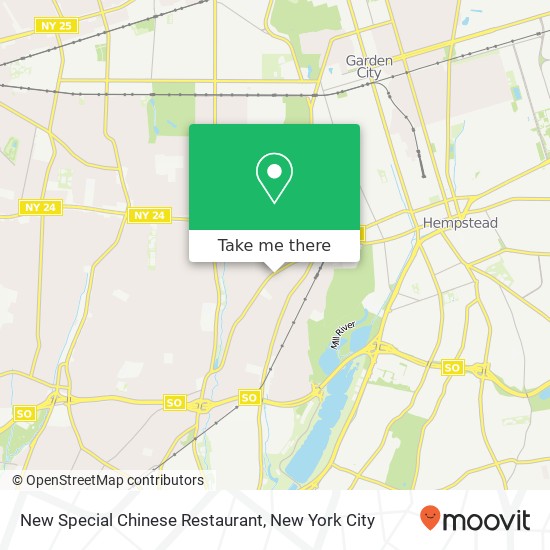 Mapa de New Special Chinese Restaurant, 344 Hempstead Ave