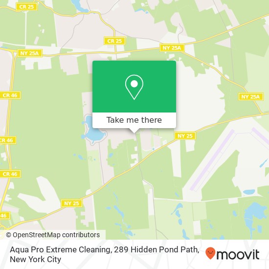 Aqua Pro Extreme Cleaning, 289 Hidden Pond Path map