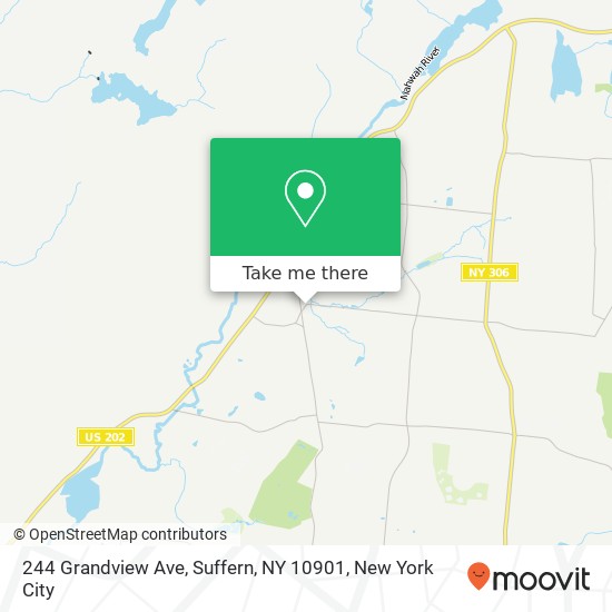 244 Grandview Ave, Suffern, NY 10901 map