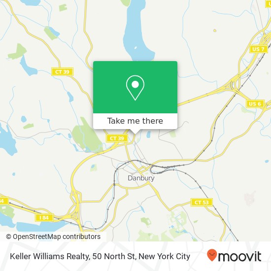 Mapa de Keller Williams Realty, 50 North St