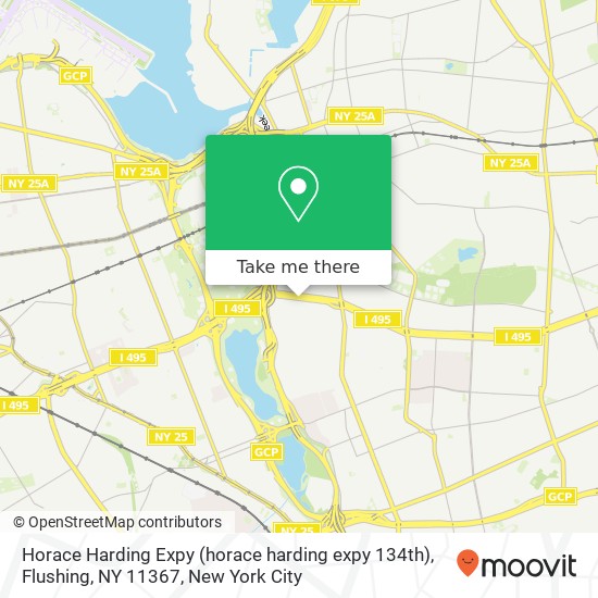 Mapa de Horace Harding Expy (horace harding expy 134th), Flushing, NY 11367