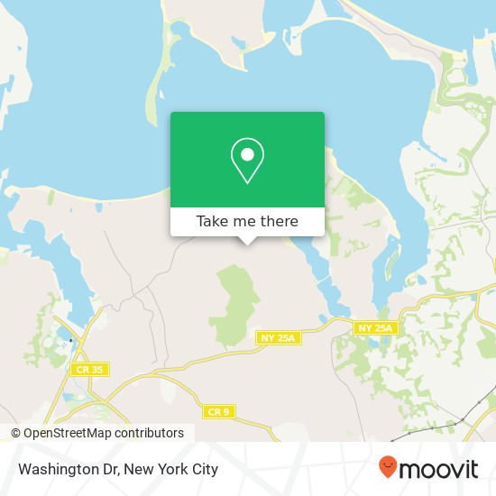 Mapa de Washington Dr, Centerport, NY 11721