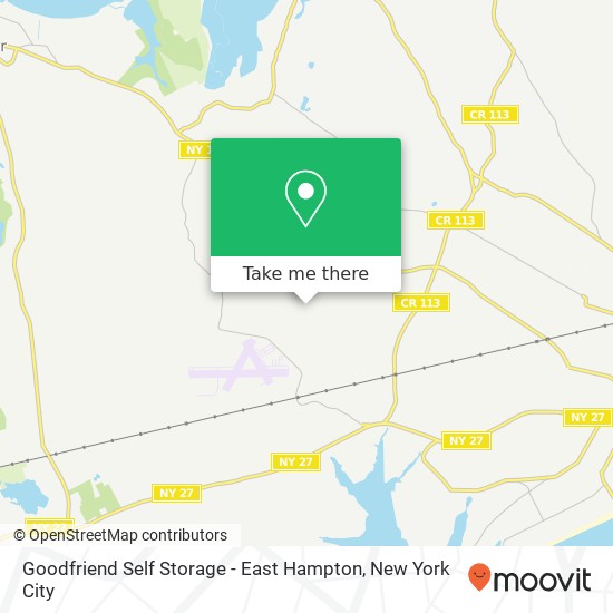 Goodfriend Self Storage - East Hampton, 17 Goodfriend Dr map