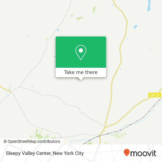 Sleepy Valley Center map