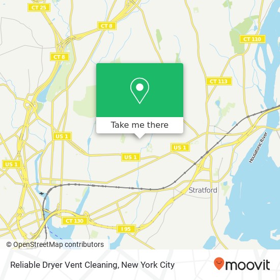 Mapa de Reliable Dryer Vent Cleaning, 571 Canaan Rd