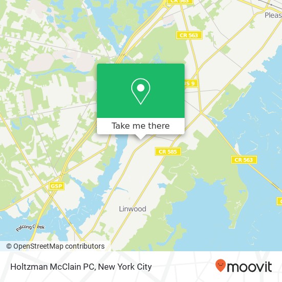 Holtzman McClain PC, 524 Maple Ave map